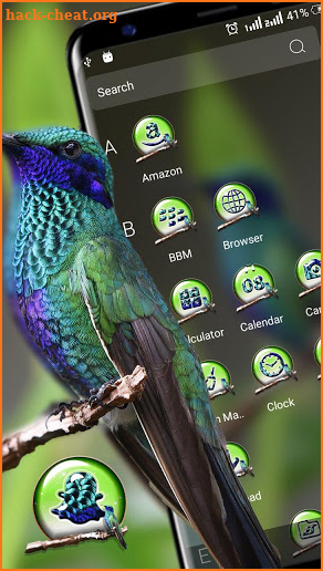 Violetear Hummingbird Theme screenshot
