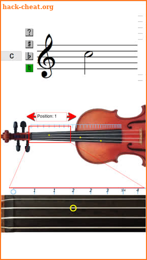 Violin Note Finder screenshot
