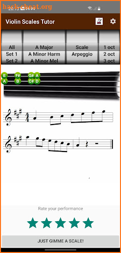 Violin Scales Tutor screenshot