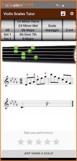 Violin Scales Tutor screenshot