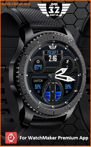 VIPER 63 color changer watchface for WatchMaker screenshot
