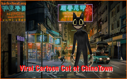 Viral Cartoon Cat at ChinaTown screenshot