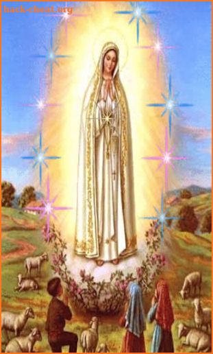 Virgen De Fatima Linda Fondo Animado screenshot