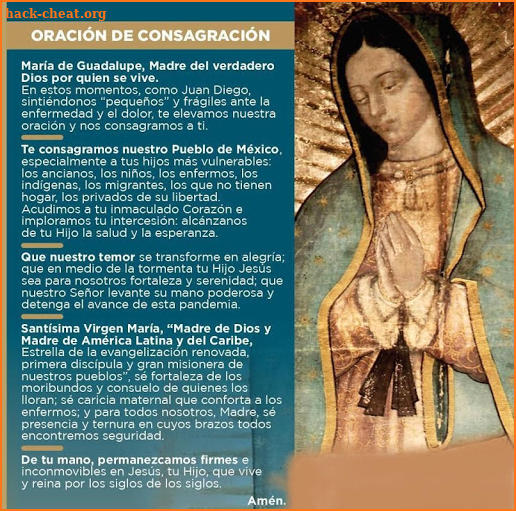 Virgen de Guadalupe Oraciones screenshot