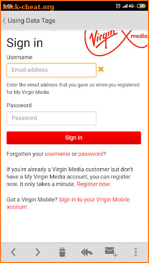 Virgin Mail screenshot