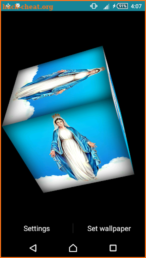 Virgin Mary Live Wallpaper screenshot