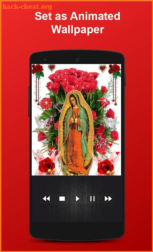 Virgin Of Guadalupe Roses Live Wallpaper screenshot