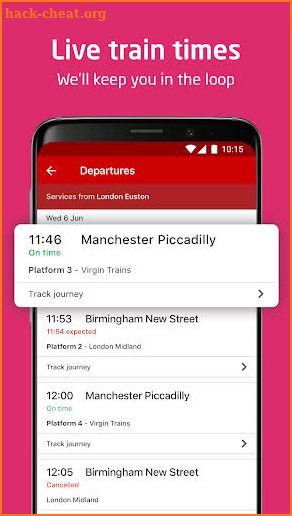 Virgin Trains: Tickets & Times screenshot