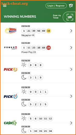 Virginia Lottery Official App screenshot