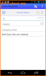 Virtru Email Protection screenshot