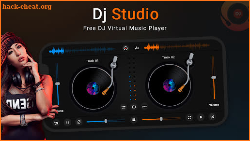 Virtual 3D Dj Studio - Free Online Music Player screenshot