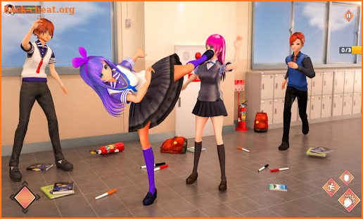 Virtual Anime Yandere Girls High School Life 3D  screenshot