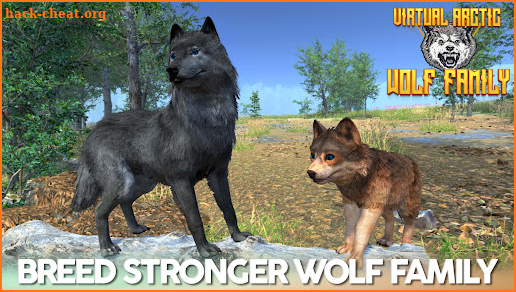 Virtual Arctic Wolf Family Sim screenshot