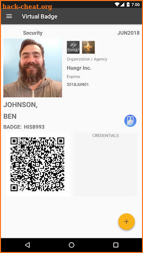 Virtual Badge screenshot
