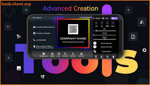 Virtual Business Cards : Design Digital Cards screenshot