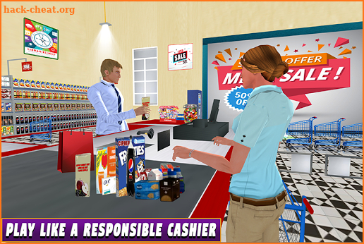 Virtual Cashier Superstore Family 3D screenshot