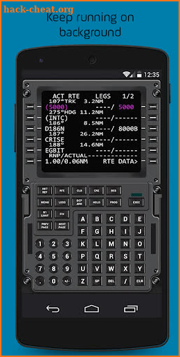 Virtual CDU 737 screenshot