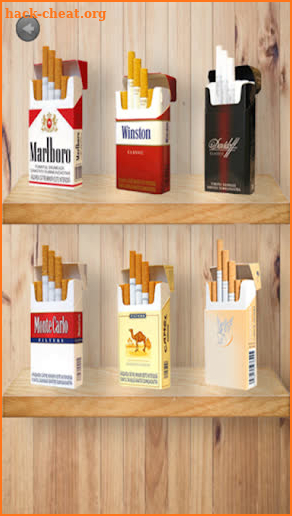 virtual cigarette roll and smoke screenshot