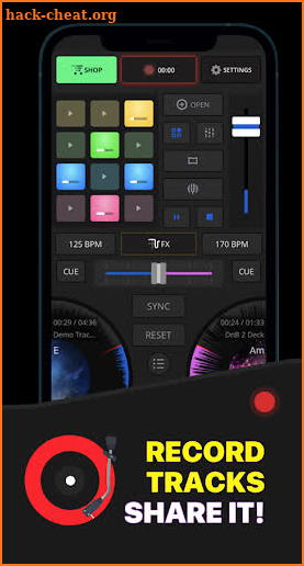 Virtual DJ mixer - DJ mixer screenshot