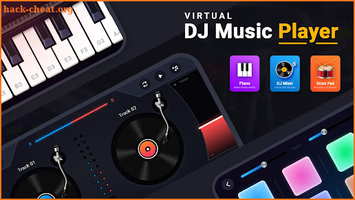 Virtual DJ Mixer Player - Piano, DJ Mixer & Drum screenshot