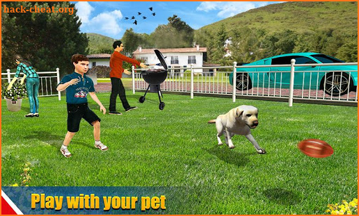 Virtual dog pet cat home adventure family pet game screenshot
