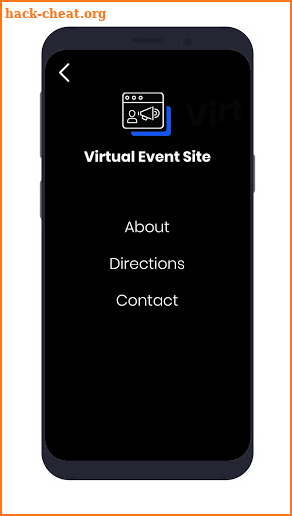Virtual Event Site screenshot