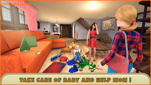 Virtual Family Babysitter Helping Mom Simulator 3D screenshot