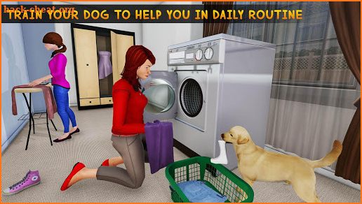 Virtual Family Pet Dog Home Adventure Game screenshot