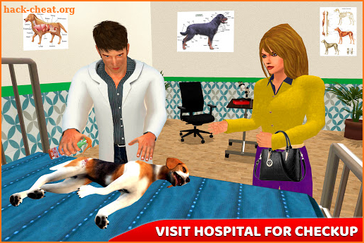 Virtual Family Pet Dog Home Adventure Simulator screenshot