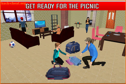 Virtual Family Simulator Winter Vacations Fun screenshot
