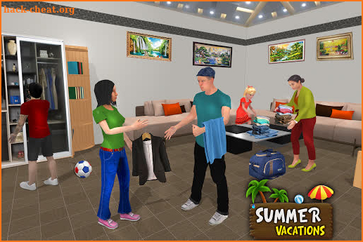 Virtual Family Summer Vacation screenshot