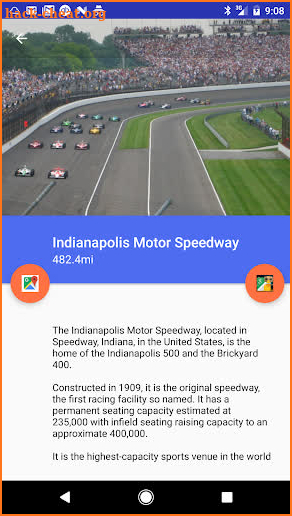 Virtual Guide: Indianapolis 500 screenshot