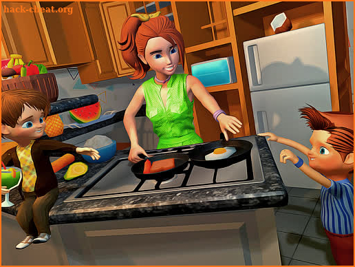 Virtual Happy Family Mother Game: Kids Simulator screenshot