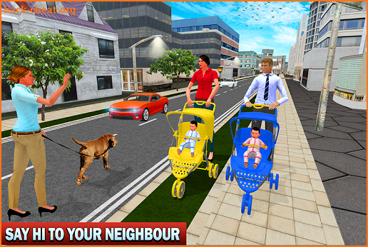 Virtual Happy Mother Twins Baby Family Game screenshot