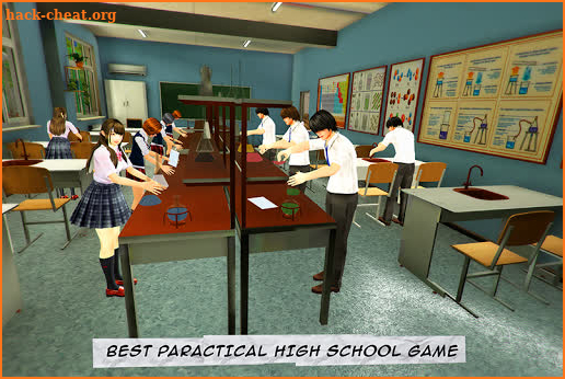 Virtual High School Boy Real Family Game screenshot