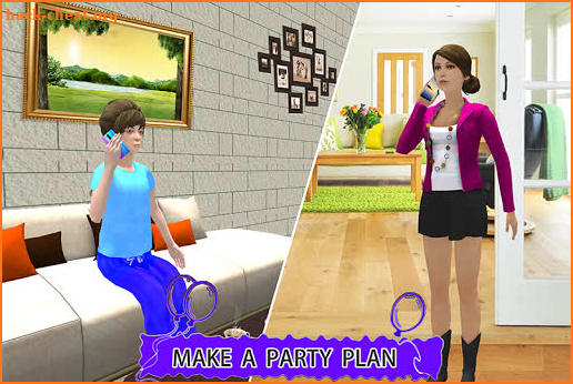Virtual House Party: Millionaire Happy Family screenshot