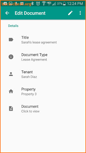 Virtual Landlord App screenshot