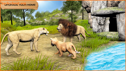 Virtual Lion Family Simulator screenshot