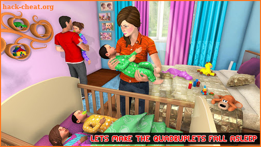 Virtual Mother Baby Quadruplets Family Simulator screenshot