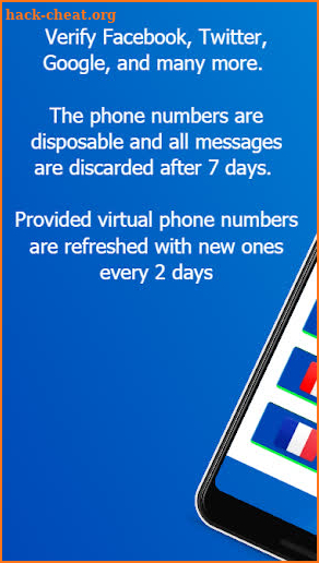 Virtual Number - SMS Receive Free Phone Numbers screenshot