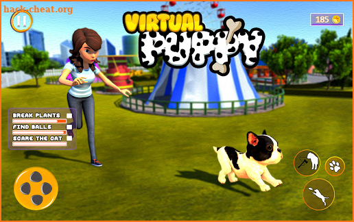 Virtual Pet Puppy 3D - Family Home Dog Care Game screenshot