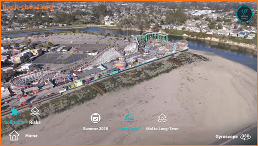Virtual Planet - Sea Level Rise: Santa Cruz screenshot