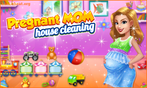Virtual Pregnant Happy Mom House Cleaning Game screenshot