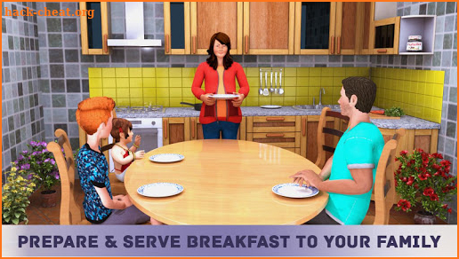 Virtual Pregnant Mom Baby Care Family Game screenshot