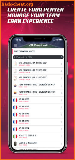 Virtual Pro League (VPL) screenshot