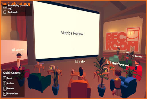 Virtual Recreation Room Tips screenshot