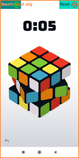 Virtual Rubik's Cube screenshot