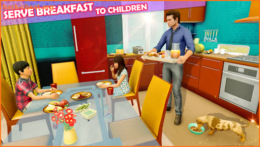 Virtual Single Dad Family Simulator: Dad Games screenshot