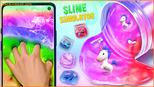 Virtual Slime Game : satisfying slimy simulator screenshot
