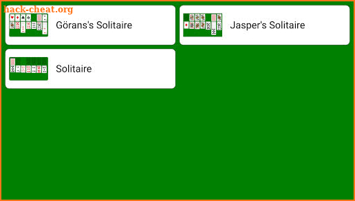 Virtual Solitaire screenshot